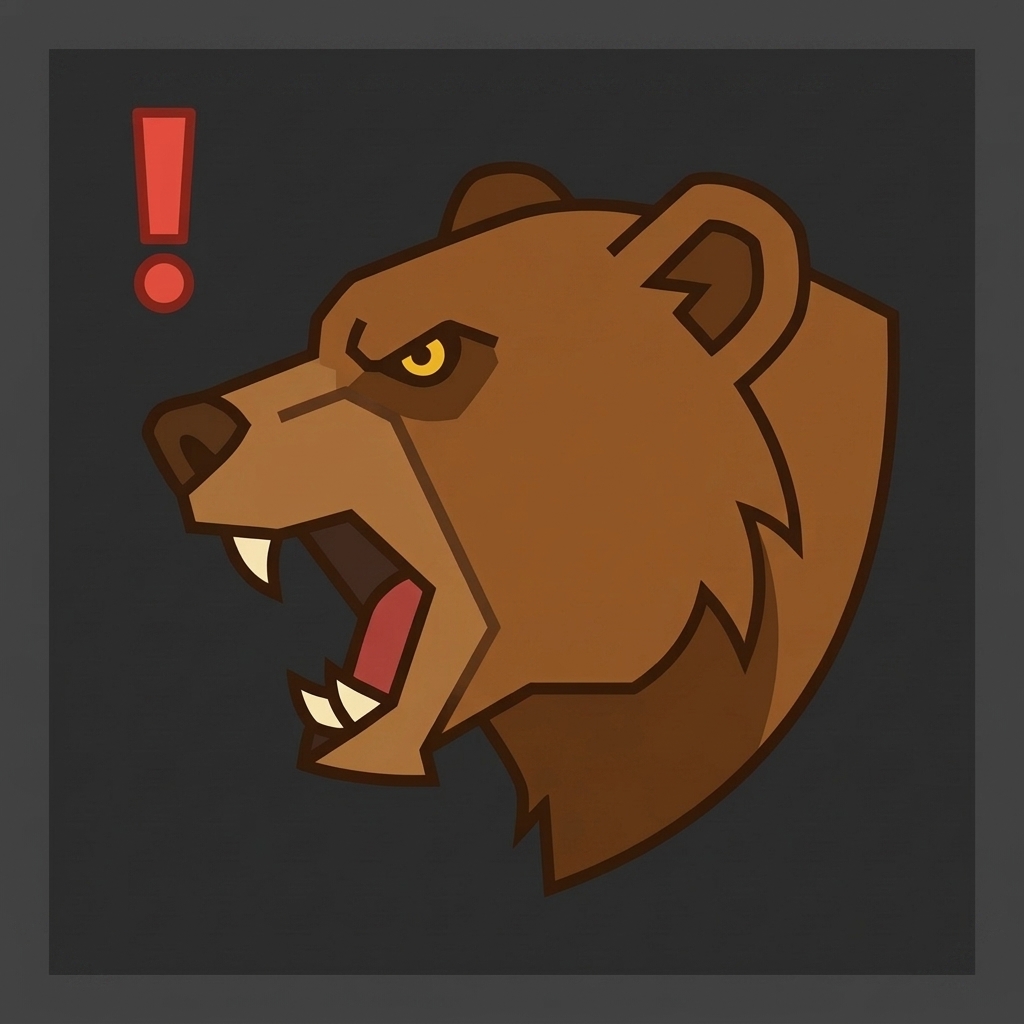 Bear Warning Logo