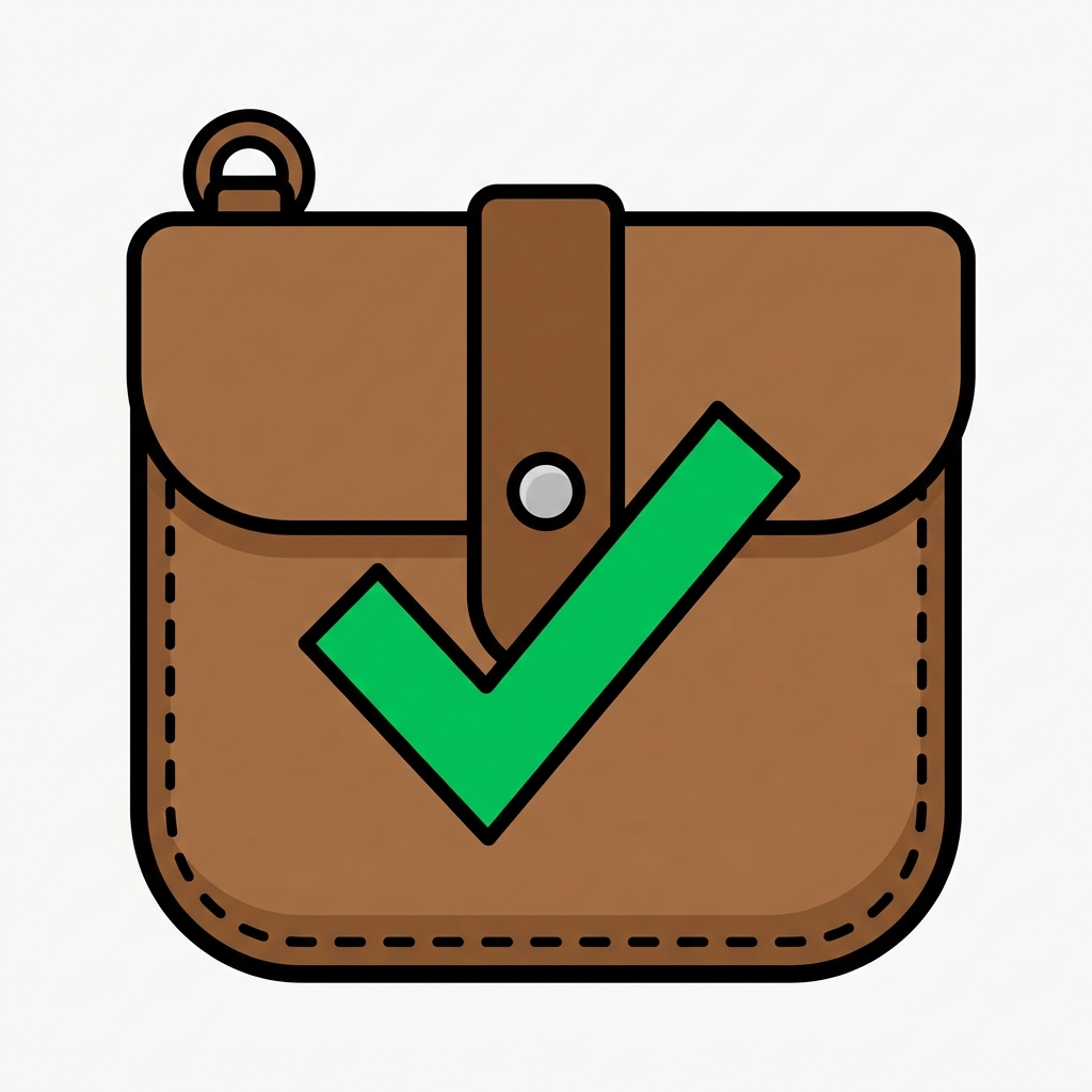 Bulging Pouch Checker Logo