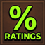 Percentage Ratings Logo